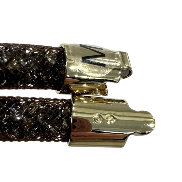 NWT Swarovski Gold/Brown Crystal Bracelet / Necklace - Picture 8 of 10